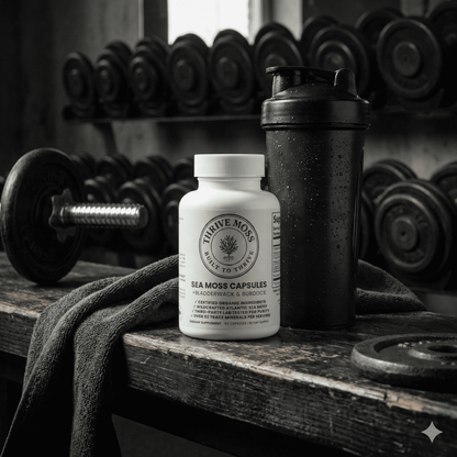 Thrive Moss™ Core - Organic Sea Moss Capsules for Men | Energy, Recovery & Vitality