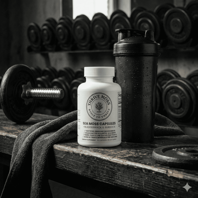 Thrive Moss™ Core - Organic Sea Moss Capsules for Men | Energy, Recovery & Vitality